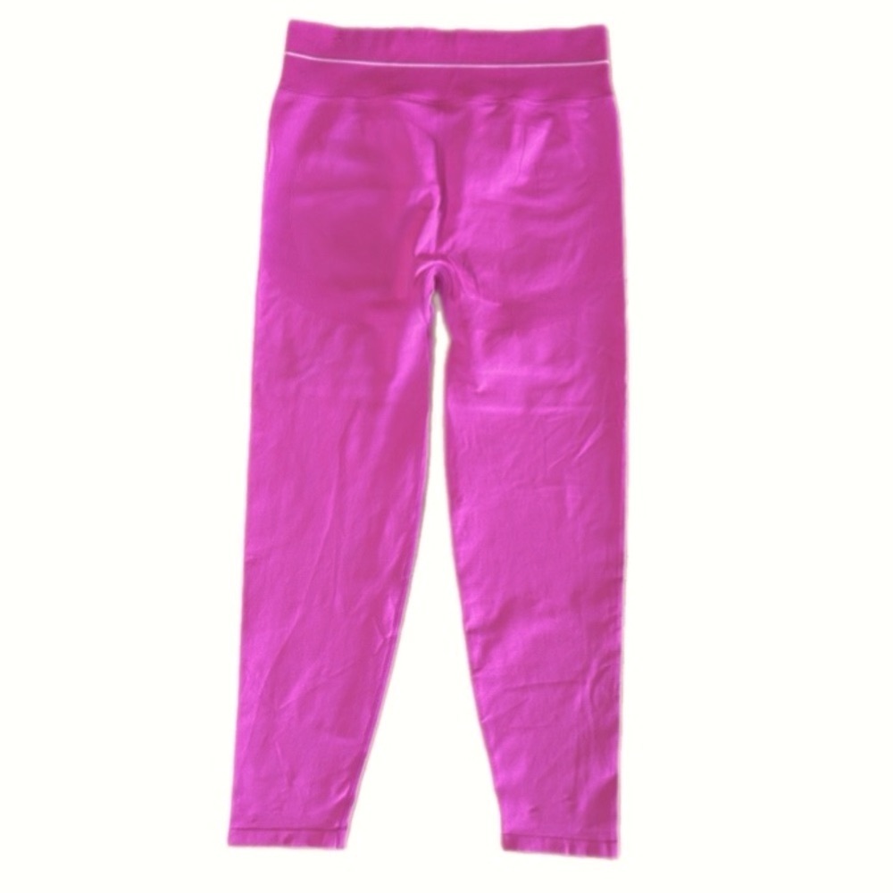 NWOT Victoria's Secret PINK Seamless Classic Leggings in Hot Pink Size XL - Picture 4 of 5